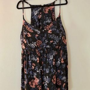 Torrid zip back babydoll cami